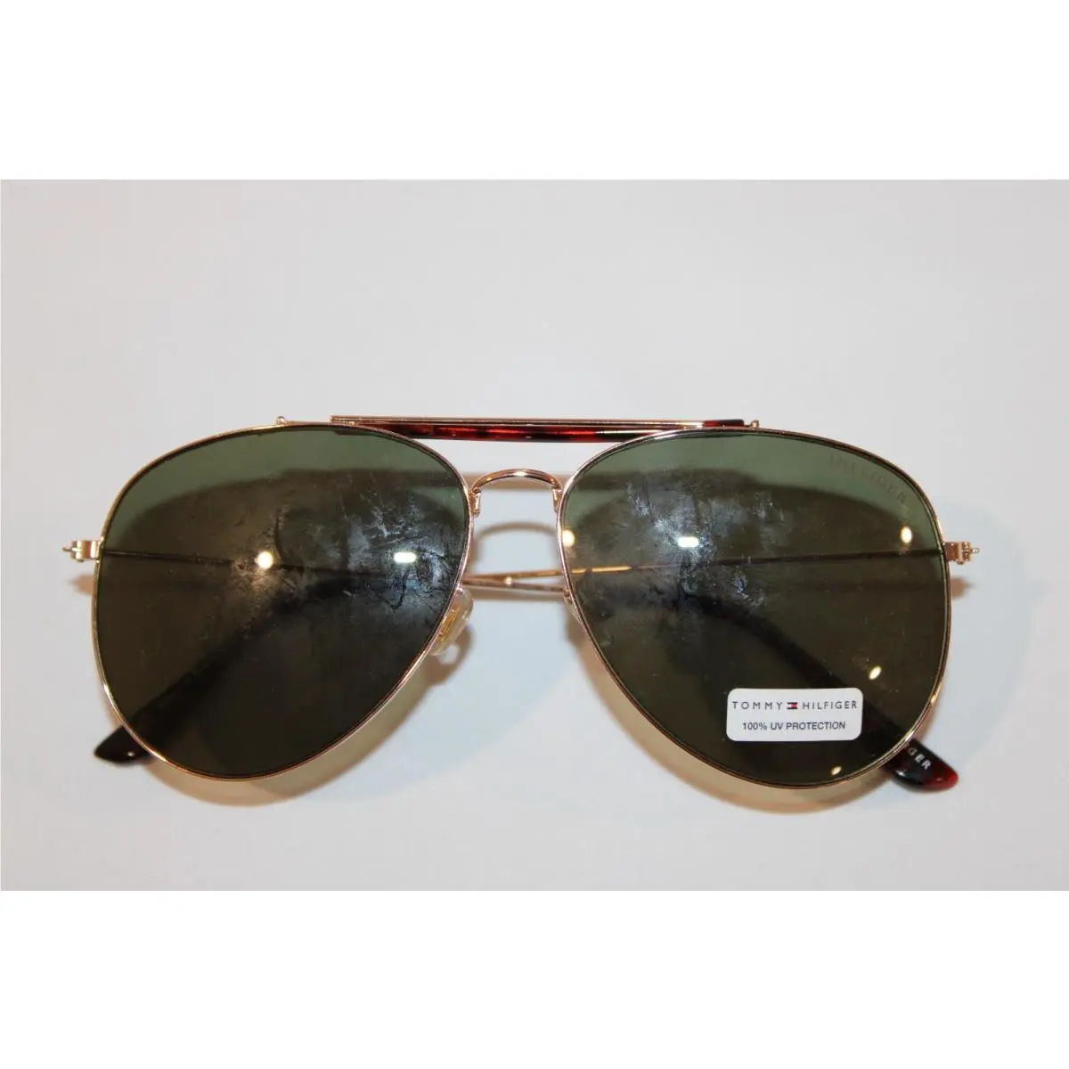 Tommy Hilfiger Men`s Iron MM OU578 UV Protection Aviator Sunglasses