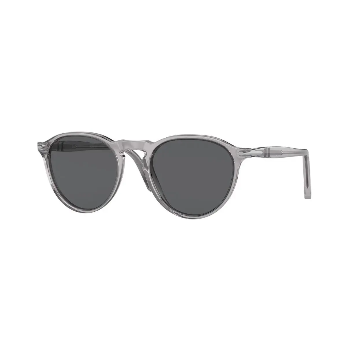 Persol PO3286S 309 B1 Transparent Grey Dark Grey 53 mm Unisex Sunglasses