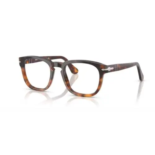 0PO3376V 1160 Tortoise Dark Brown Square 50 mm Men`s Eyeglasses by Persol