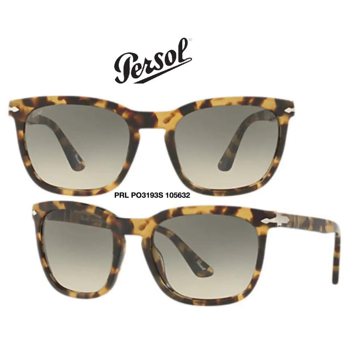 Persol PO3193S-105632 Sunglasses Medium Havana