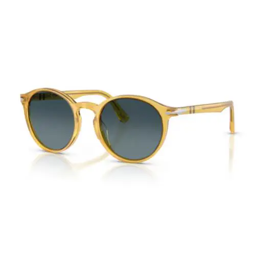 Persol 0PO3171S 204/S3 Miele Blue Gradient/dark Blue Round Men`s Sunglasses