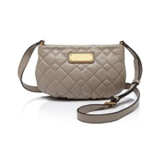 Marc Jacobs Grey Quilted Leather Q Percy Crossbody