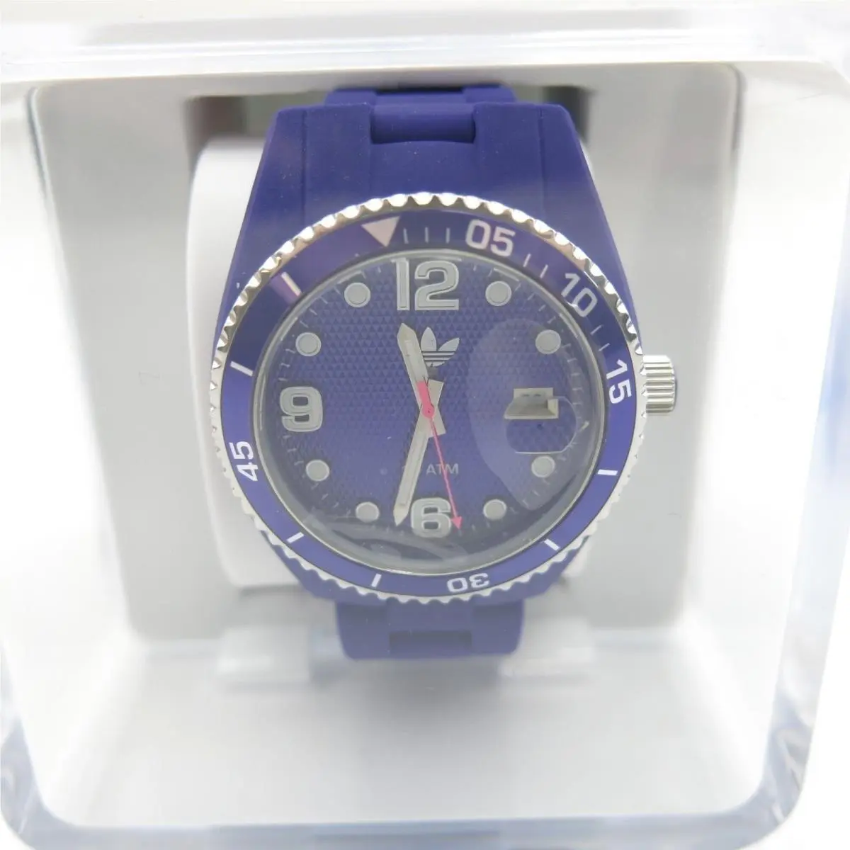 In Case Adidas Brisbane Purple Dial Purple Polyurethane Watch ADH6178