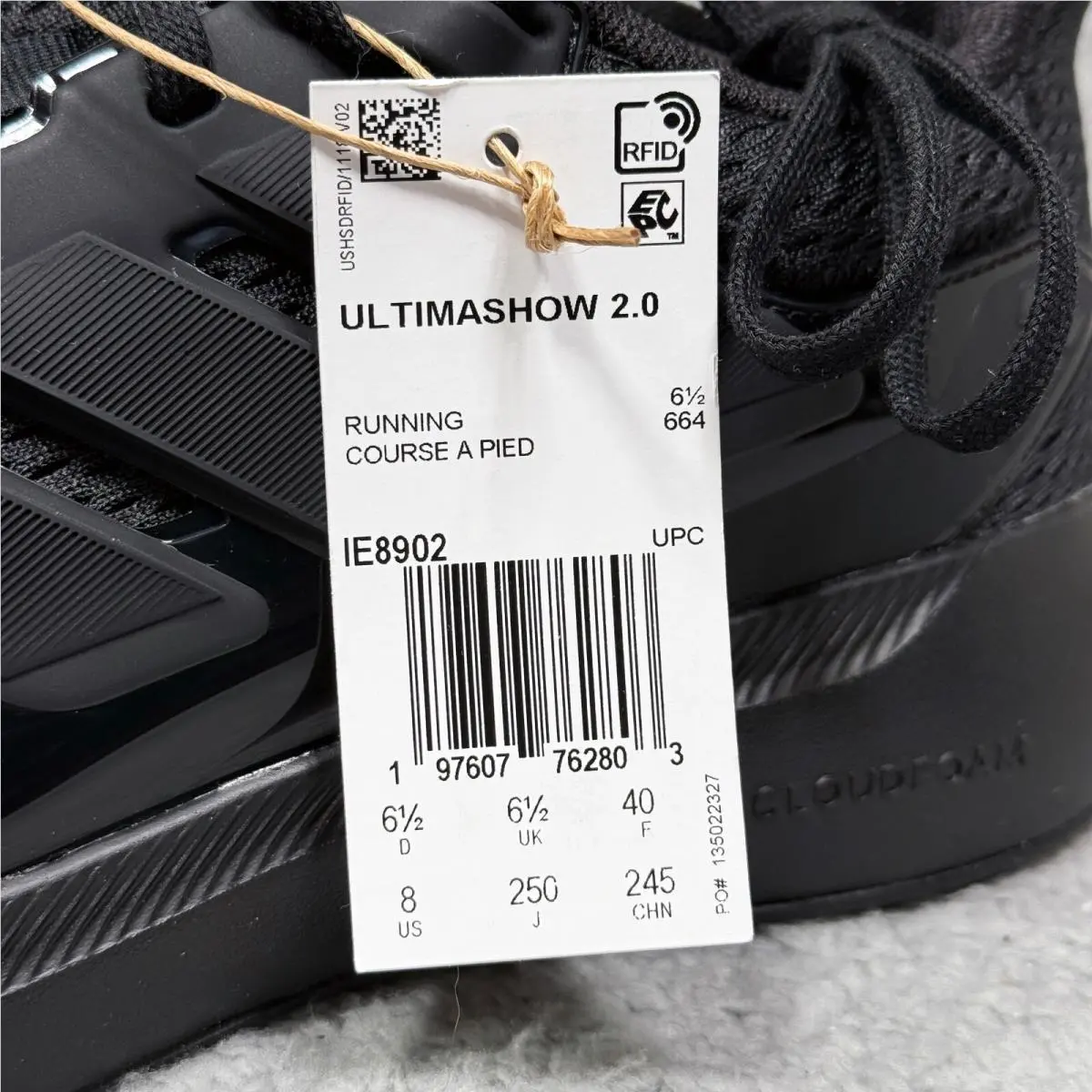 Adidas shoes - Adidas Ultimashow 2.0 - Ultimashow - IE8902 - Black 8