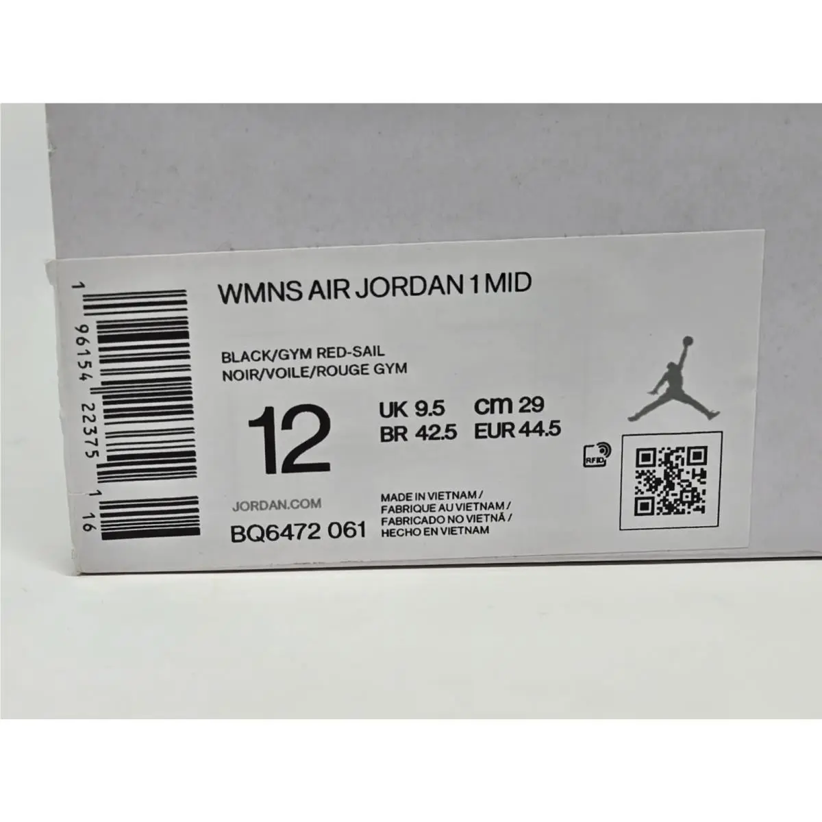 Nike shoes - Nike Air Jordan 1 - Air - BQ6472-061 - Black 20