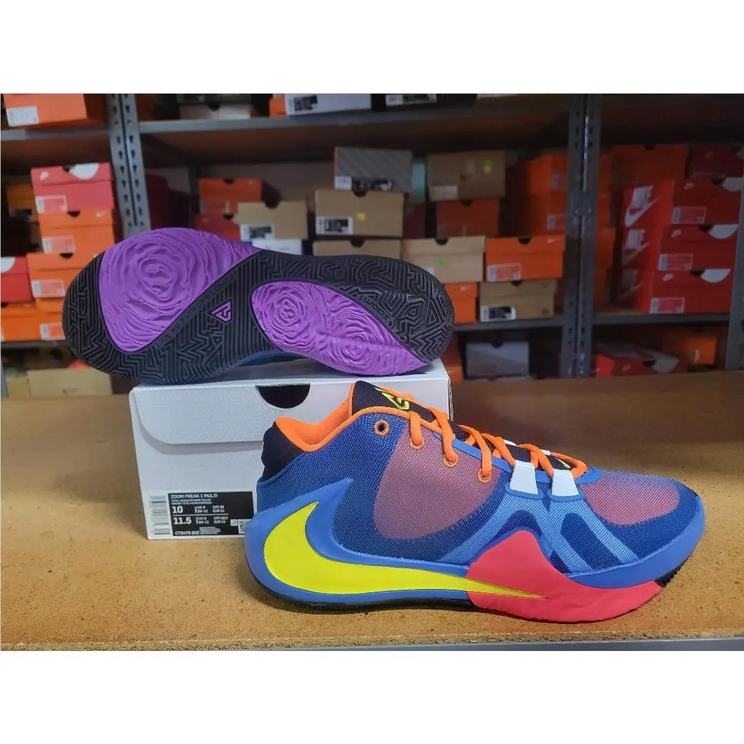 Nike shoes Zoom Freak - Total Orange Dynamic Yellow 5