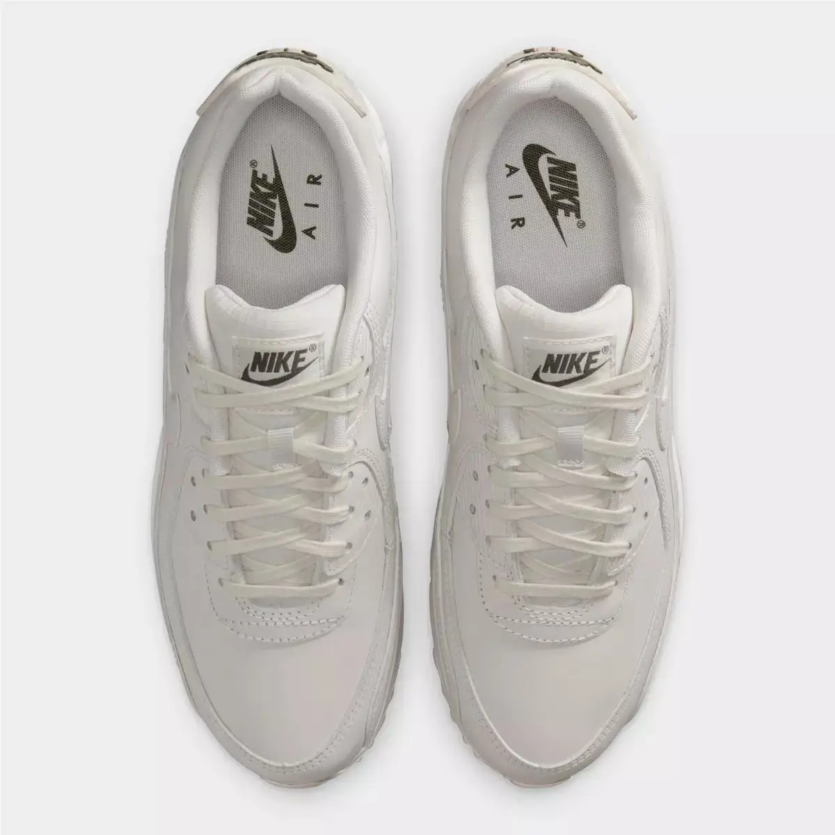Nike shoes - Nike Air Max 90 - Air Max - IF5446 003 - Phantom/Medium Olive/Phantom, Maufacturer: White/Photon Dust/Light Smoke Grey 10