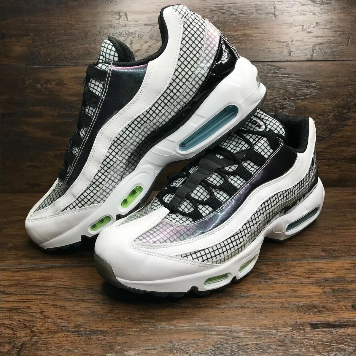 Nike shoes - Nike Air Max 95 LV8 - AO2450-100 - White/Black/Blue Gaze, s: White/Black/Blue Gaze, Manufacturer: White/Black/Blue Gaze 4