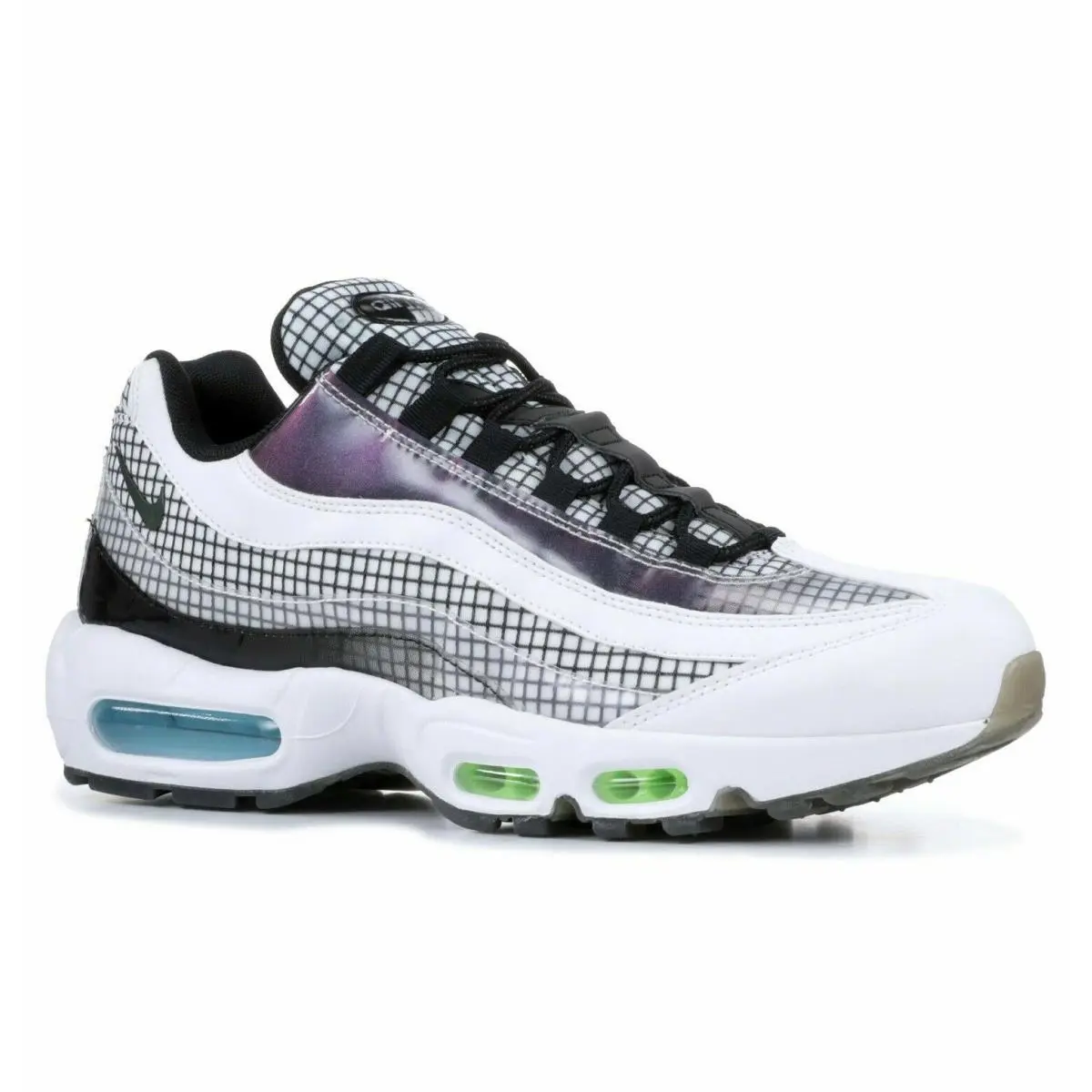 Nike shoes - Nike Air Max 95 LV8 - AO2450-100 - White/Black/Blue Gaze, s: White/Black/Blue Gaze, Manufacturer: White/Black/Blue Gaze 7