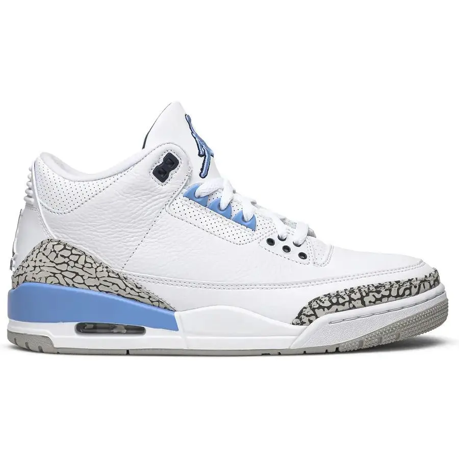 Nike shoes - Air Jordan 3 - Air - CT8532 104 - White/Valor Blue/Tech Grey 4