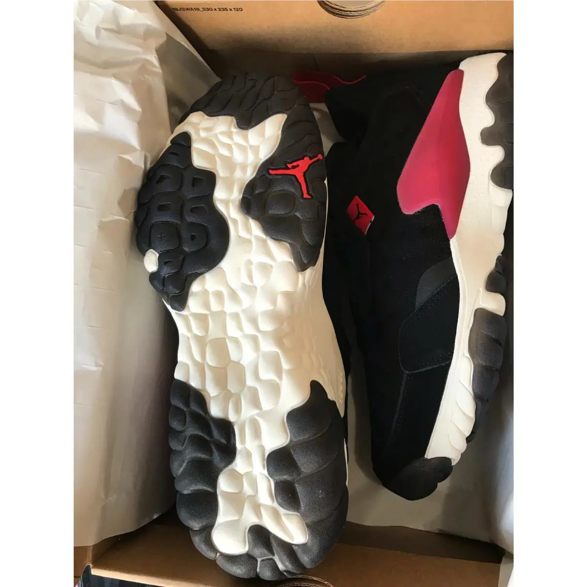Nike shoes - Jordan Delta 2 - Delta - CW0913-006 - black/chile red 10