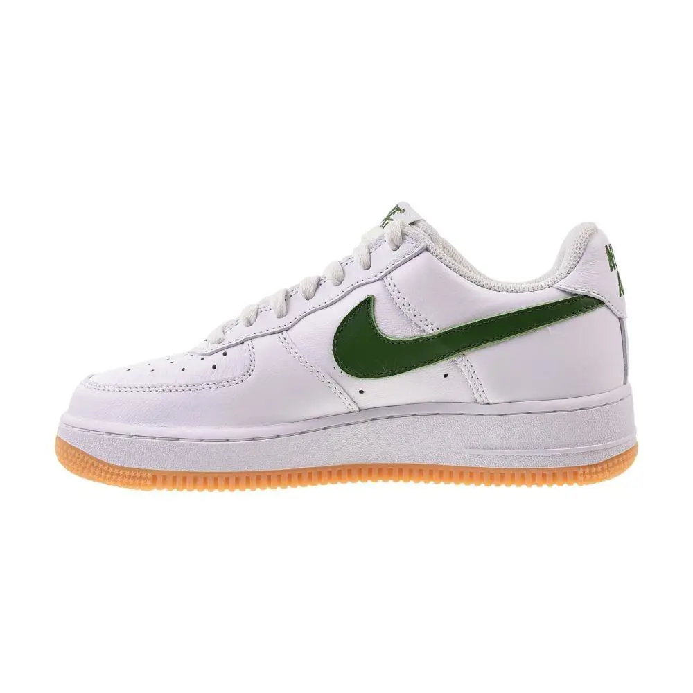 Nike shoes - White/Forest Green/Gum Yellow 2