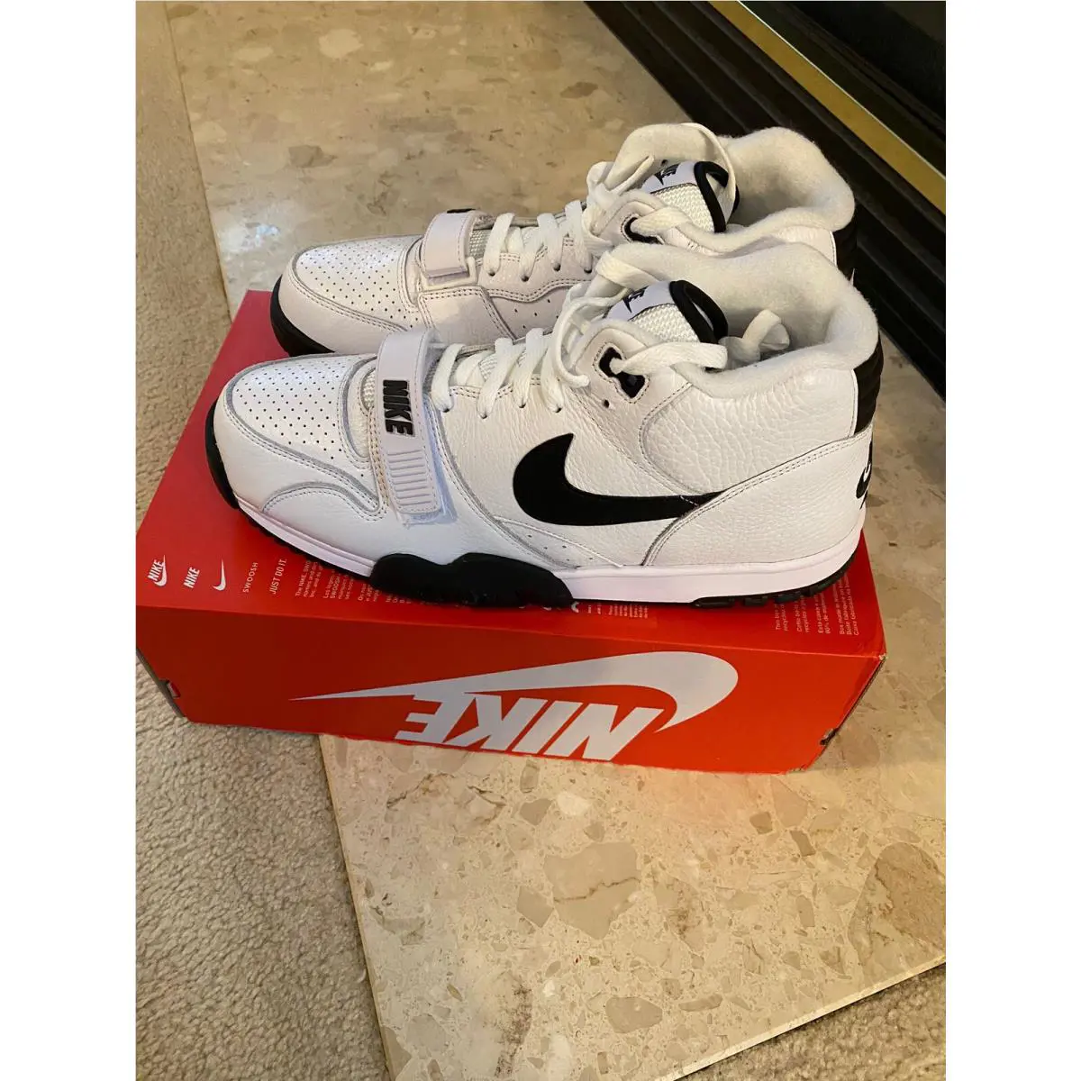 Nike shoes - Nike Air Trainer 1 - Air Trainer - FB8066-100 - White/Black 12