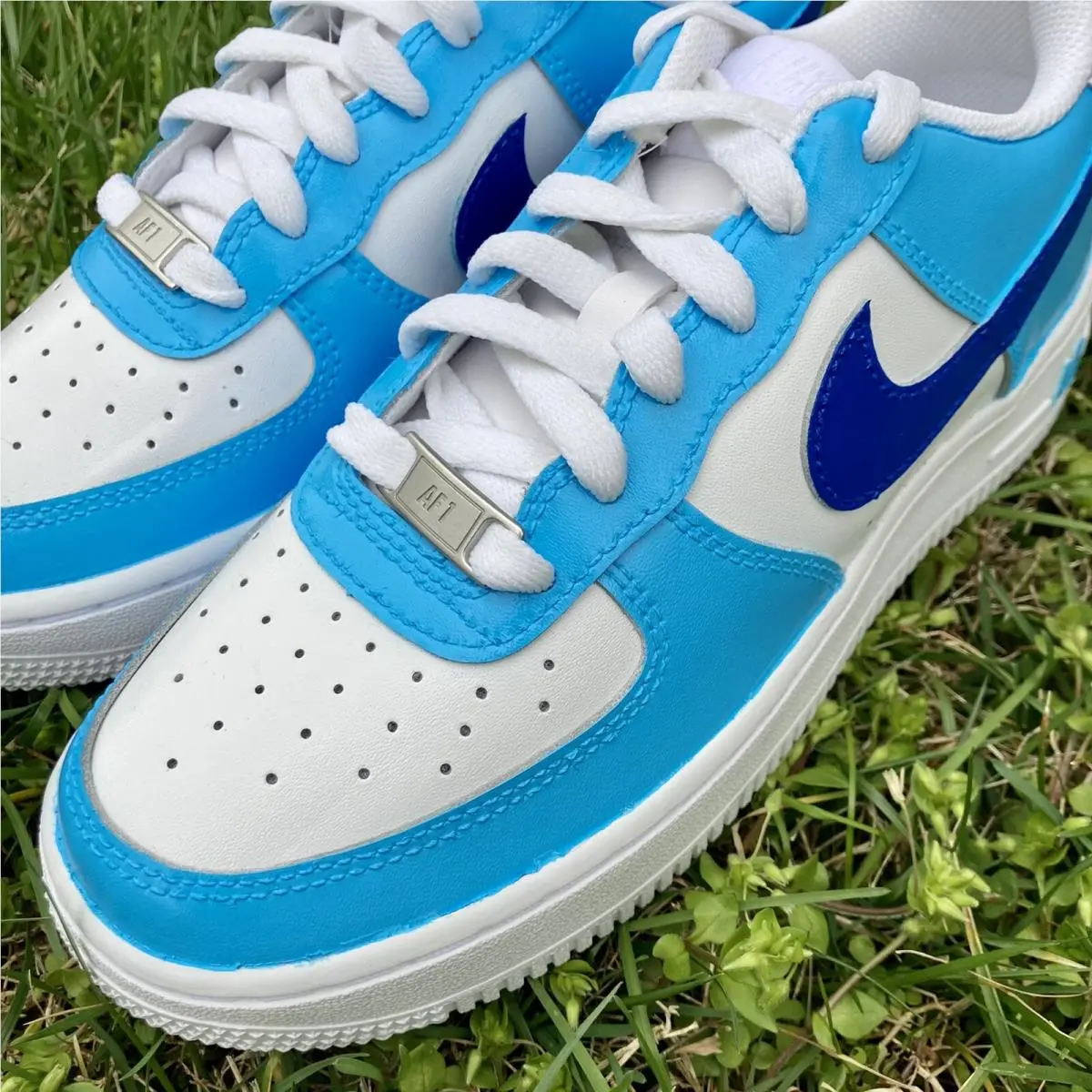 Nike shoes - Nike Air Force 1 - Air Force - CW2288-111 - Blue, Two Tone: Two Tone Blue Light Dark 7