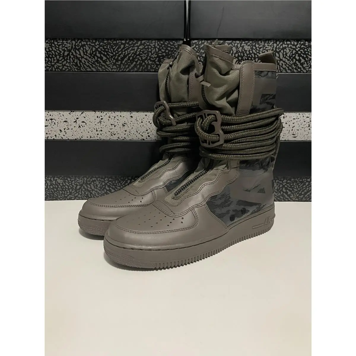 Nike shoes - Nike SF Air Force 1 High - AA1128-203 - Ridgerock/Black-Sequoia 8