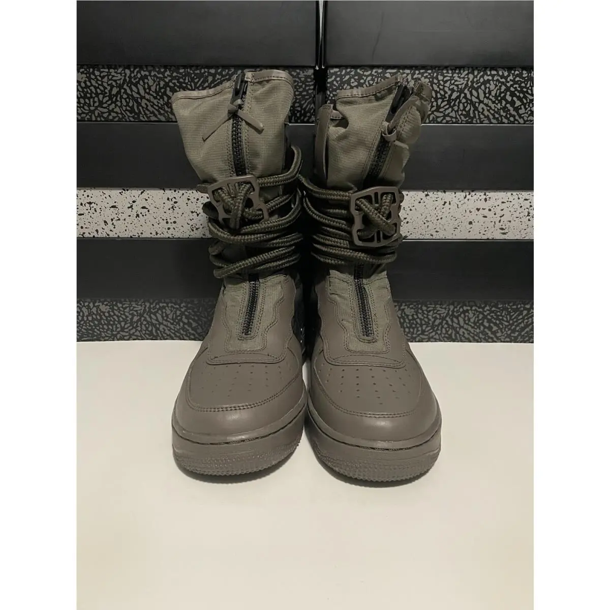 Nike shoes - Nike SF Air Force 1 High - AA1128-203 - Ridgerock/Black-Sequoia 9
