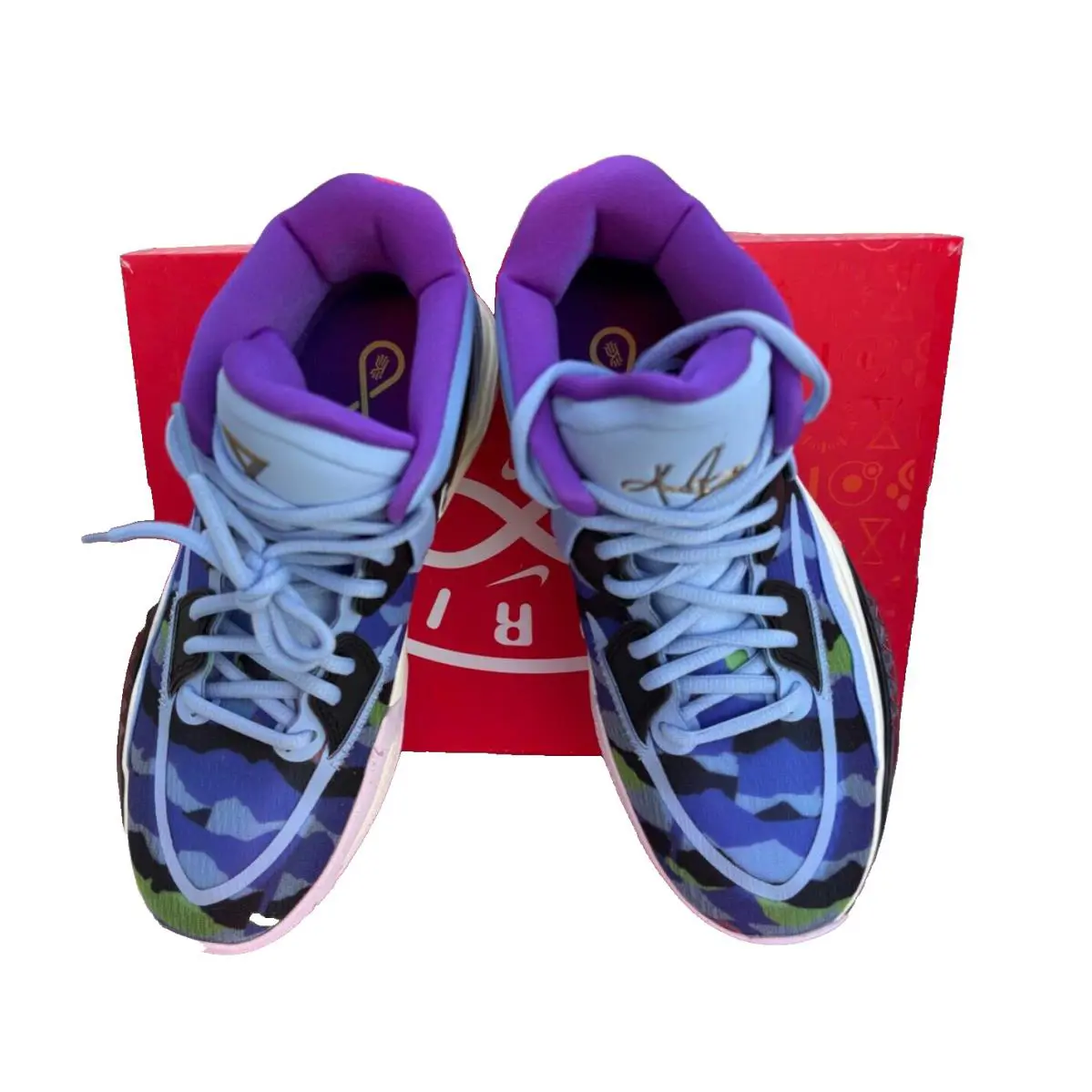 Nike shoes - NIKE KYRIE INFINITY GS - KYRIE INFINITY - NIKE DD0334-400 - Aluminum/Sail/Black 6