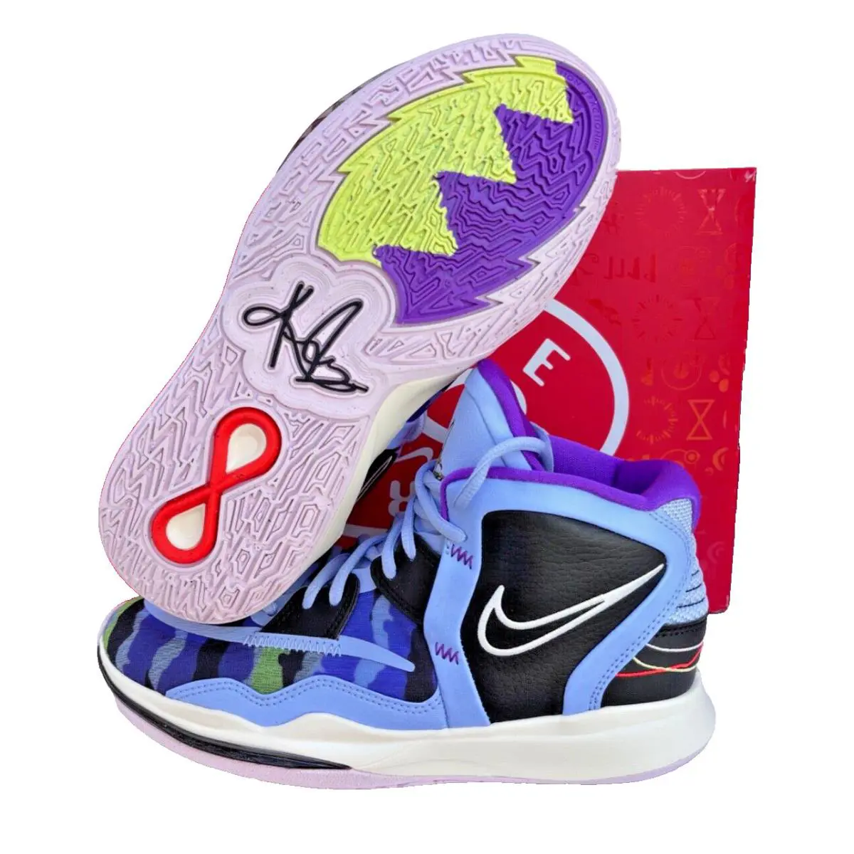 Nike shoes - NIKE KYRIE INFINITY GS - KYRIE INFINITY - NIKE DD0334-400 - Aluminum/Sail/Black 8