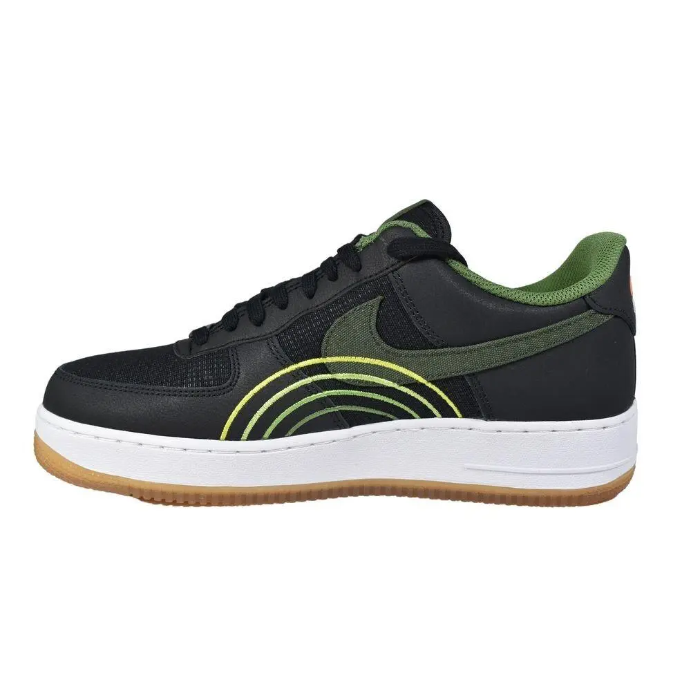 Nike shoes - Nike Air Force 1 - Air Force - DV2123-001 - Black/Carbon Green-Treeline 2