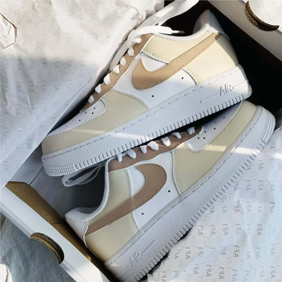 Nike shoes - Nike Air Force 1 - Air Force - DD8959-100 - Beige 16