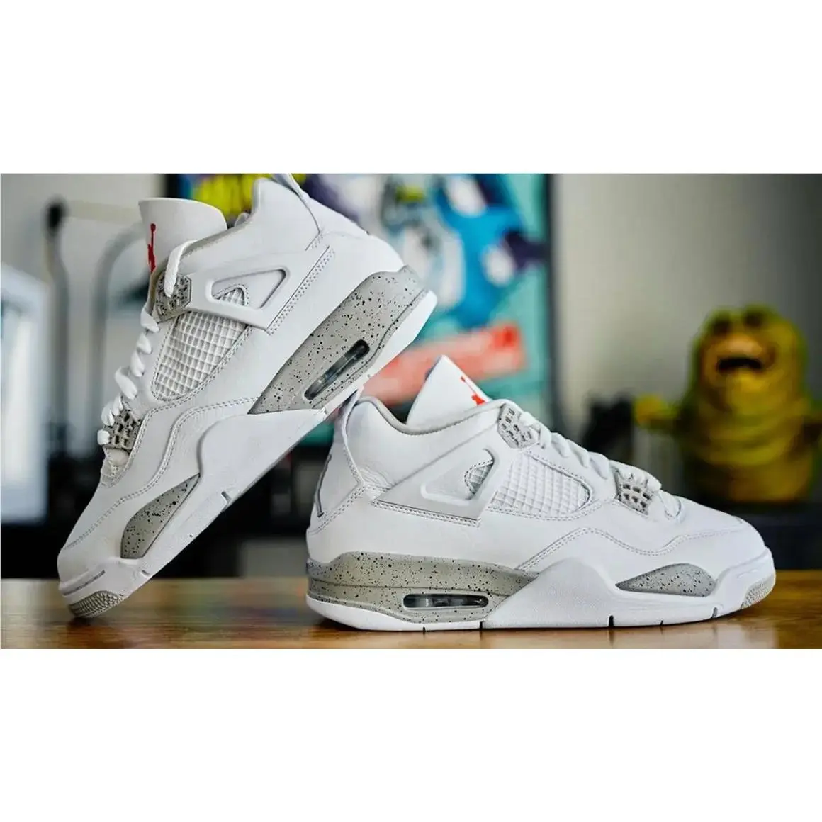 Nike shoes - Nike Air Jordan 4 - Air - CT8527-100 - White 4