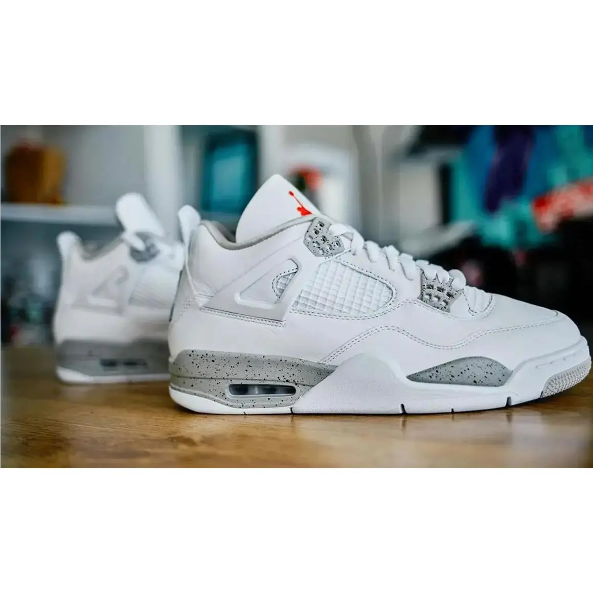 Nike shoes - Nike Air Jordan 4 - Air - CT8527-100 - White 5