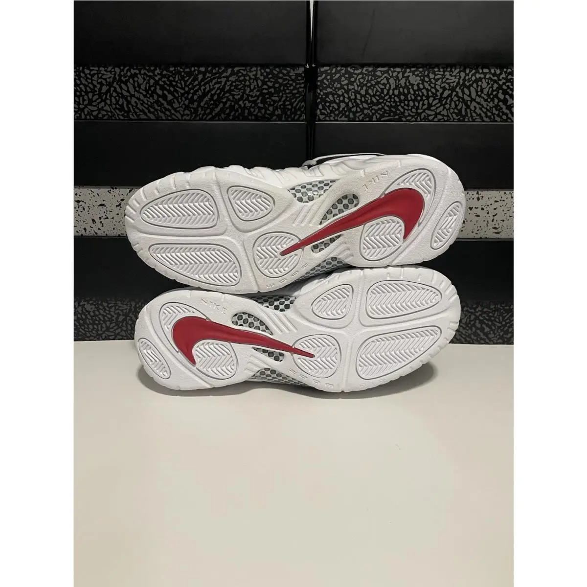 Nike shoes - Nike Air Foamposite Pro - Air Foamposite Pro - 624041-103 - White/White-Black 10