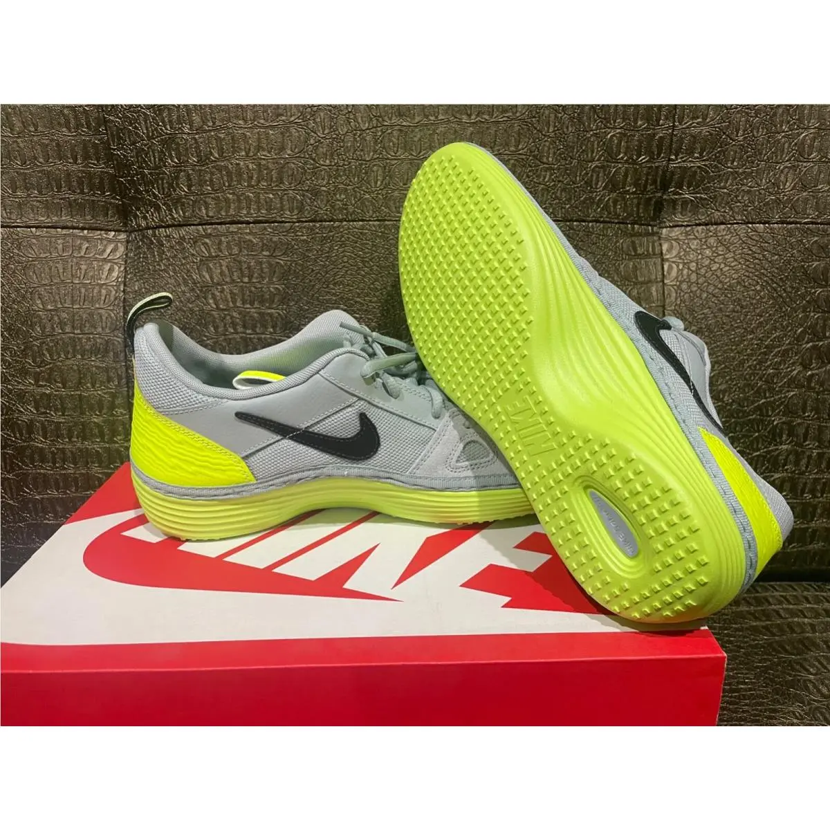 Nike shoes - Nike Solarsoft - Solarsoft - Gray/yellow 2