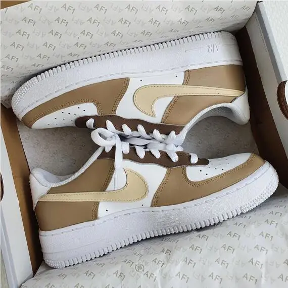 Nike shoes - Nike Air Force 1 - Air Force - DD8959-100 - Brown 0