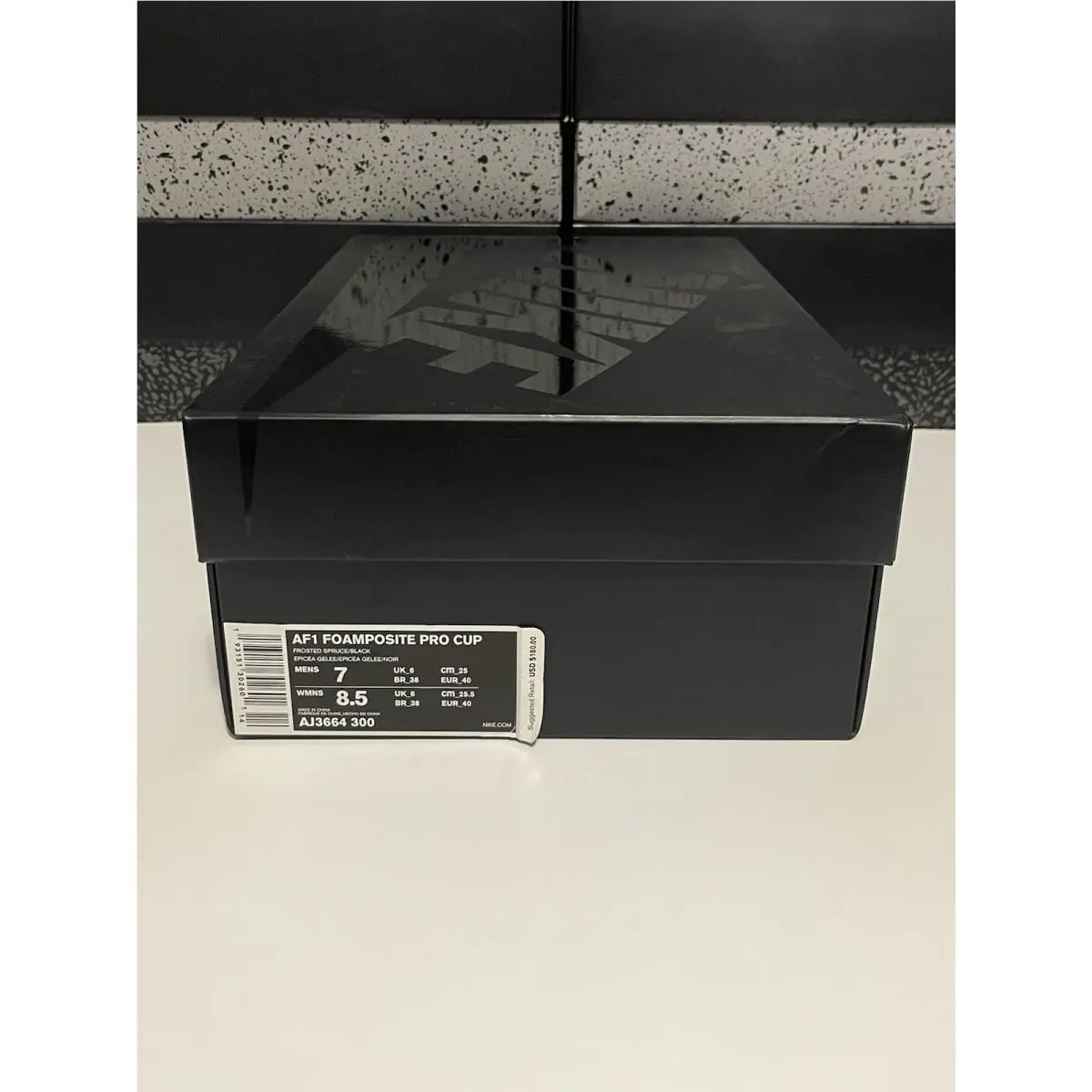 Nike shoes - Nike Air Force 1 Foamposite Pro Cup - AJ3664-300 - Frosted Spruce/Black 12