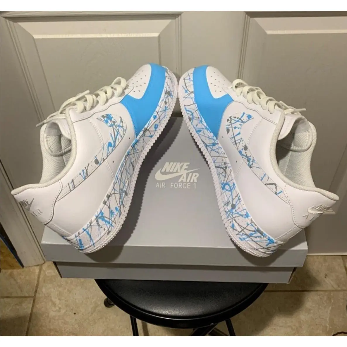 Nike shoes - Nike Air Force 1 - Air Force - DD8959-100 - Blue 7