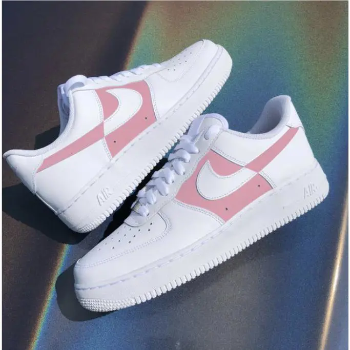 Nike shoes - Nike Air Force 1 - Air Force - DD8959-100 - White, Two Tone: Pink 7