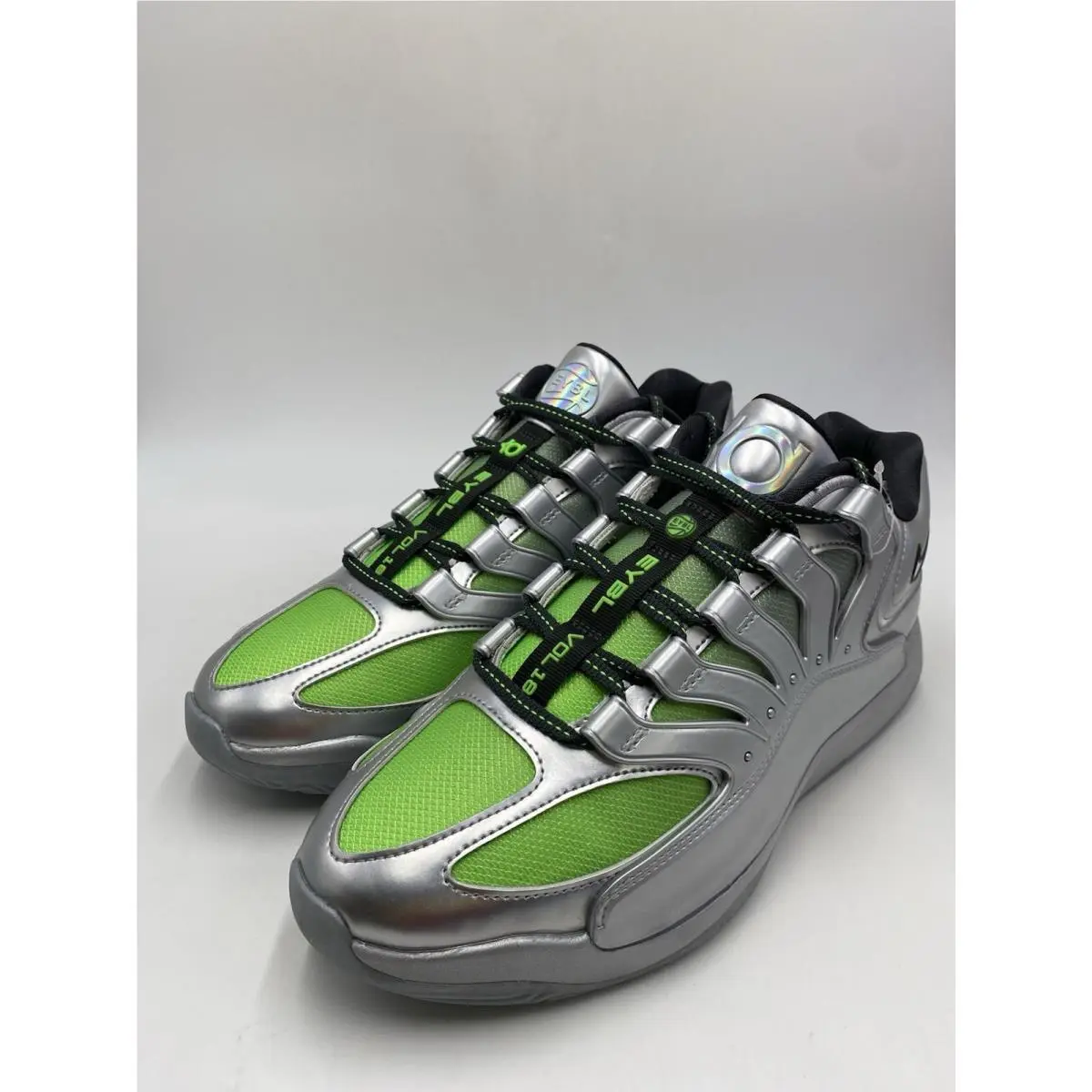 Nike shoes - KD18 - IF2519 001 - Metallic Silver/DK Smoke Grey (UPC: 198480885221) 2