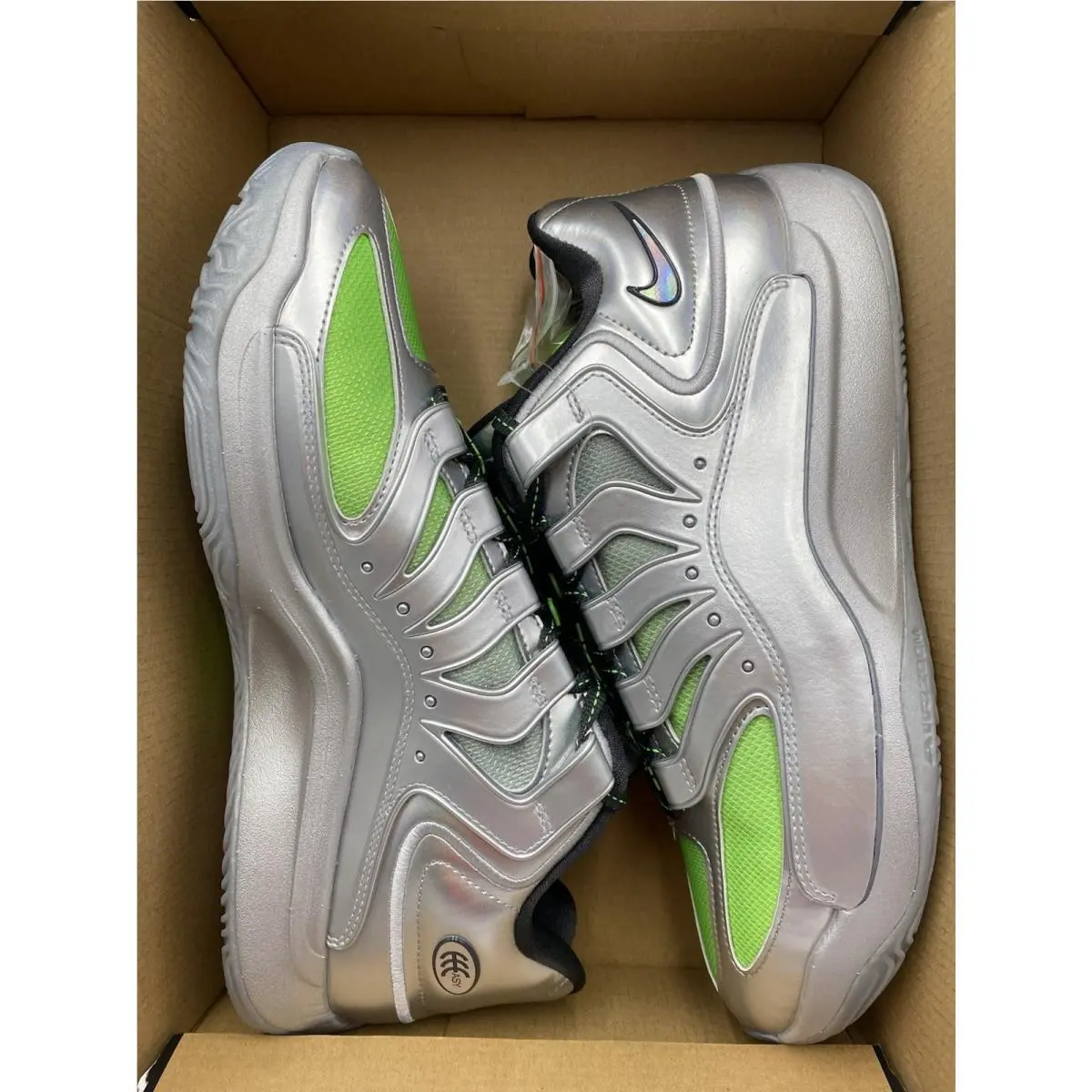 Nike shoes - KD18 - IF2519 001 - Metallic Silver/DK Smoke Grey (UPC: 198480885221) 5