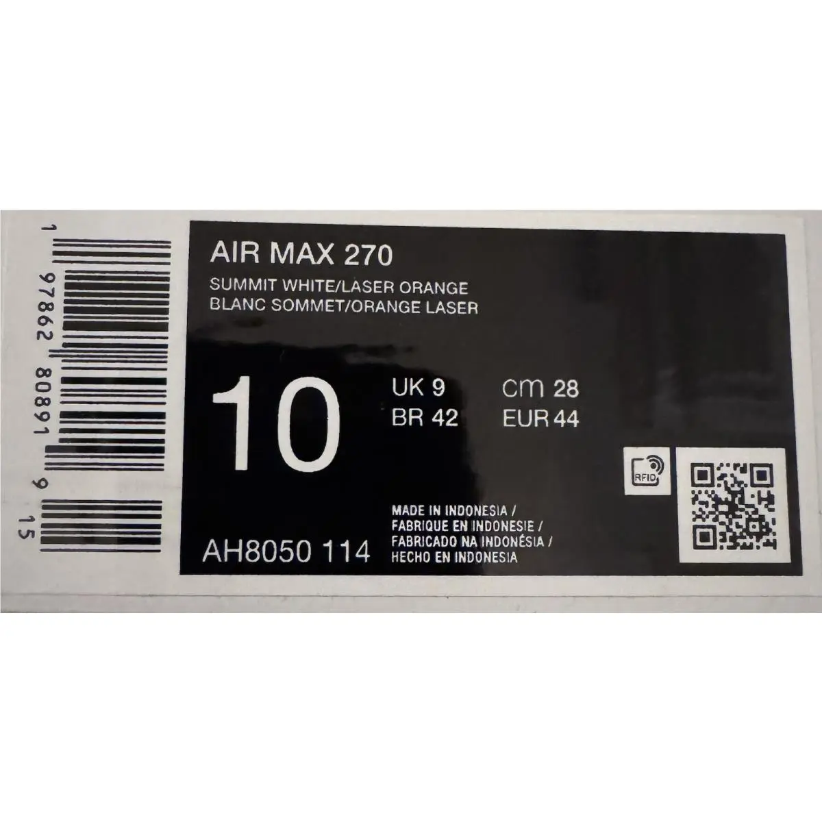 Nike shoes - Nike Air Max 270 - Air Max - AH8050-114 - White 12