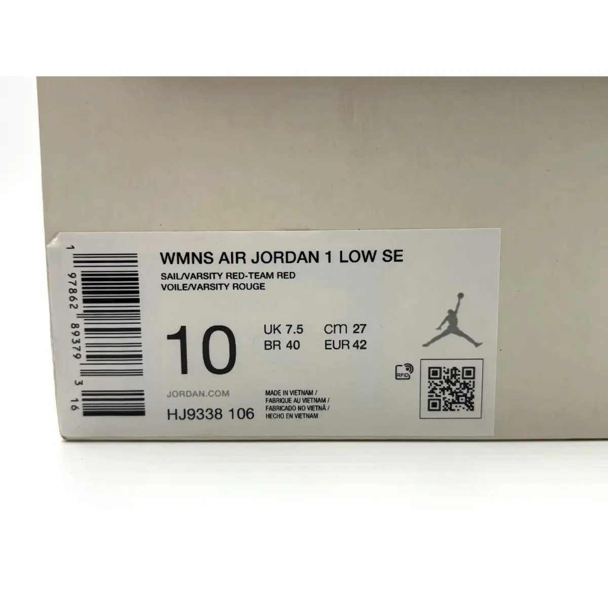 Nike shoes - Air Jordan 1 Low - Air Low - HJ9338-106 - Red 11