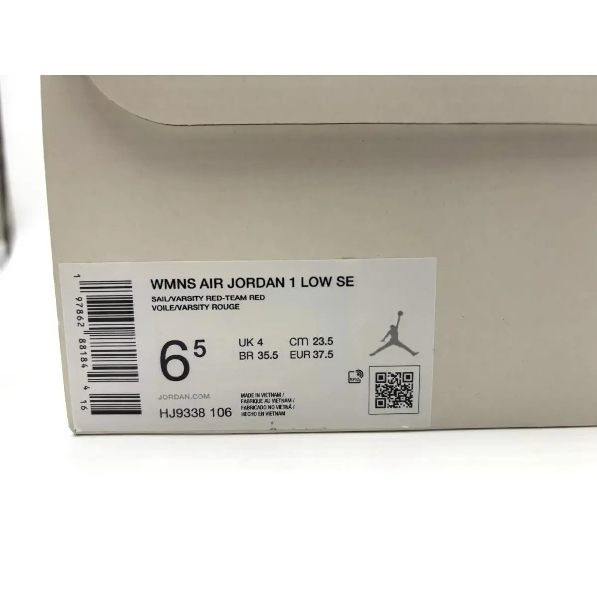 Nike shoes - Air Jordan 1 Low - Air Low - HJ9338-106 - Red 11