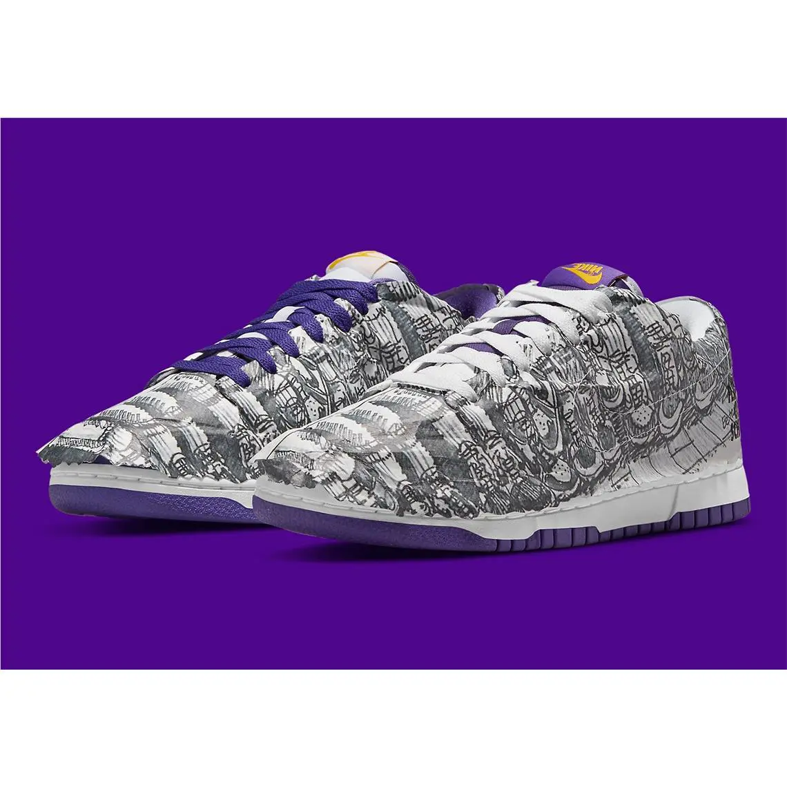 Nike shoes - Nike Dunks - Dunks - DJ 4636 100 - Purple 1