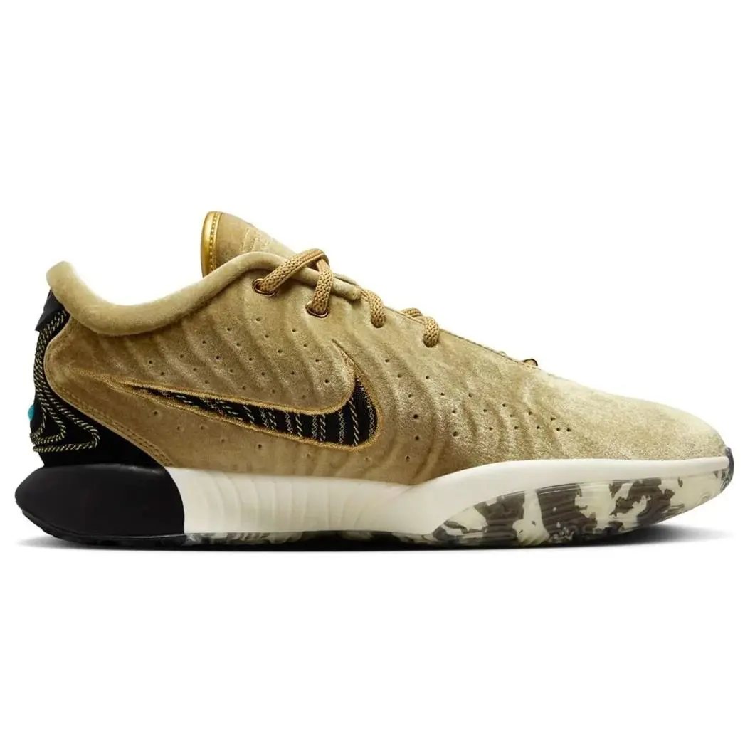 Nike shoes - Nike LeBron XXI QS - LeBron XXI - FZ7883 700 - Metallic Gold, Black, Coconut Milk, Aquamarine 0
