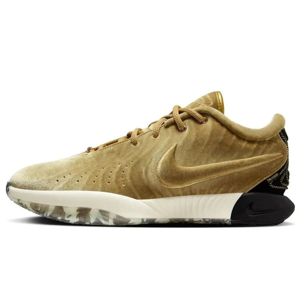 Nike shoes - Nike LeBron XXI QS - LeBron XXI - FZ7883 700 - Metallic Gold, Black, Coconut Milk, Aquamarine 2