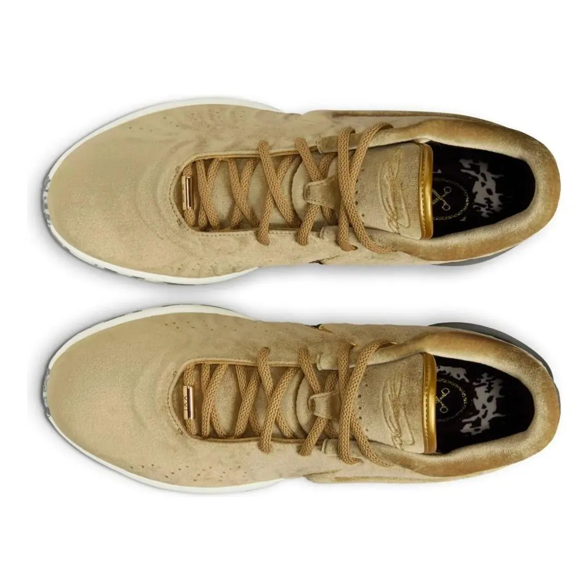 Nike shoes - Nike LeBron XXI QS - LeBron XXI - FZ7883 700 - Metallic Gold, Black, Coconut Milk, Aquamarine 5