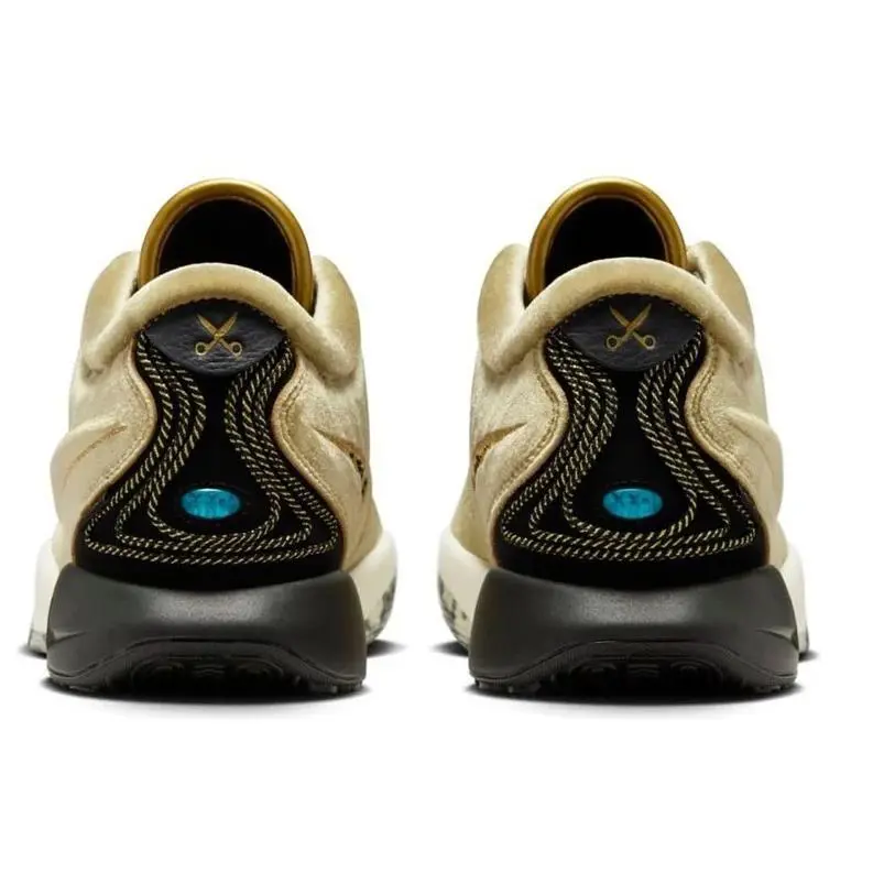Nike shoes - Nike LeBron XXI QS - LeBron XXI - FZ7883 700 - Metallic Gold, Black, Coconut Milk, Aquamarine 6