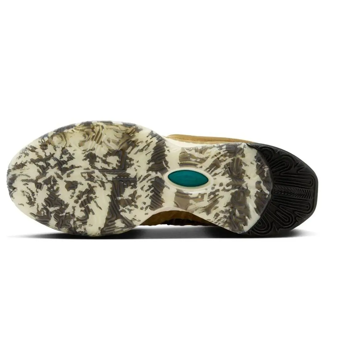 Nike shoes - Nike LeBron XXI QS - LeBron XXI - FZ7883 700 - Metallic Gold, Black, Coconut Milk, Aquamarine 7