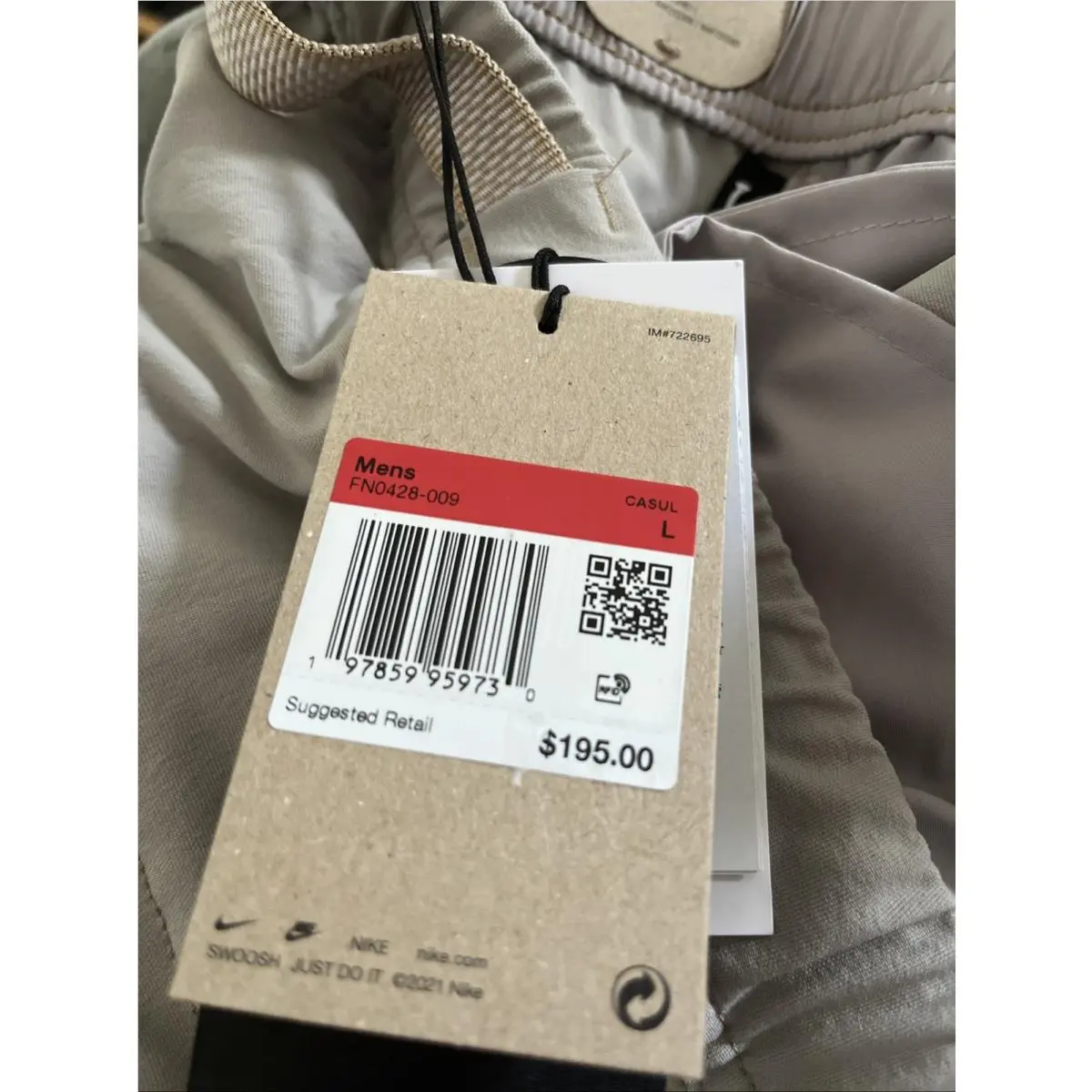Nike clothing - FN0428009 - FN0428009 - Beige (UPC: 0197859959730) 1