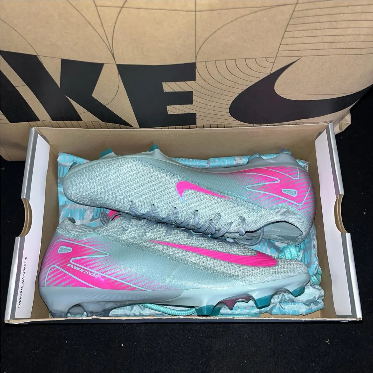 Nike shoes - Nike Zoom Vapor 16 Elite - FQ1457-301 - Ocean Cube Pink Blast 4