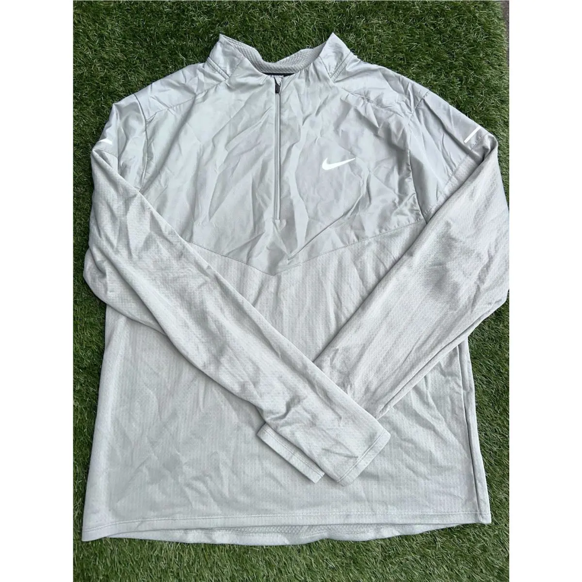 Nike clothing - Nike Sphere Element Therma-FIT Running Top - FZ1115-370 - Jade horizon/reflective silver 6