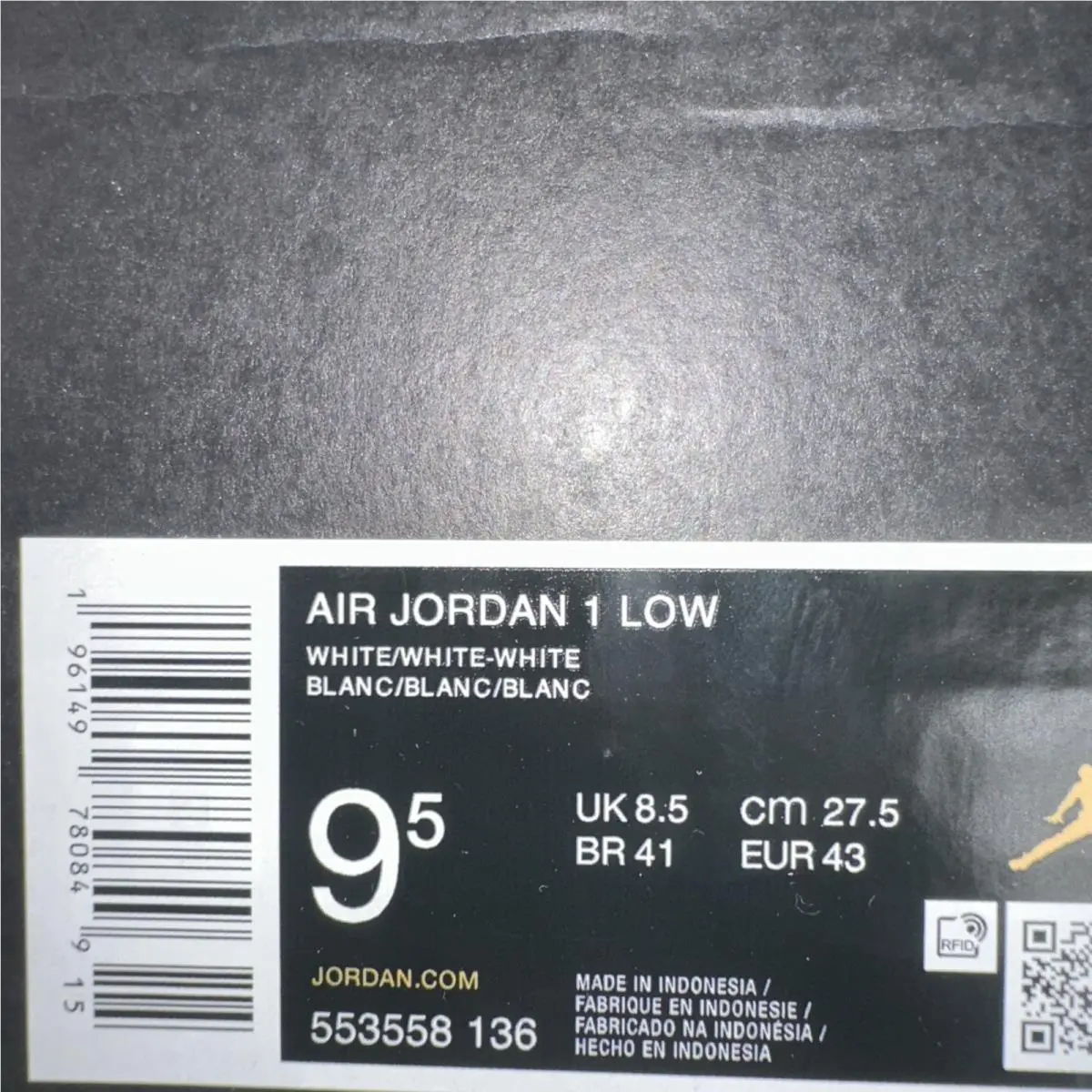 Nike shoes - Jordan 1 Low - Low - 553558 136 - White 4