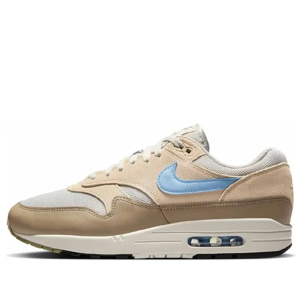Men`s Nike Air Max 1 Ess Light Bone/psychic Blue FZ5808 009 - 8 - Light Bone/Psychic Blue