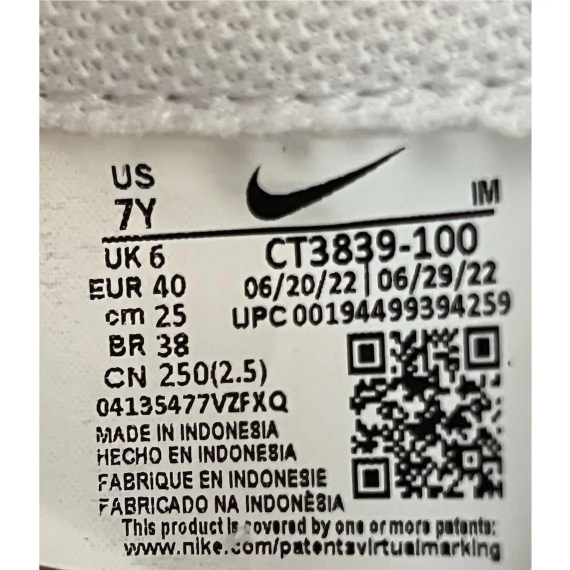 Nike shoes - Nike Air Force 1 - Air Force - ct3839-100 - White (UPC: 0194499394259) 17