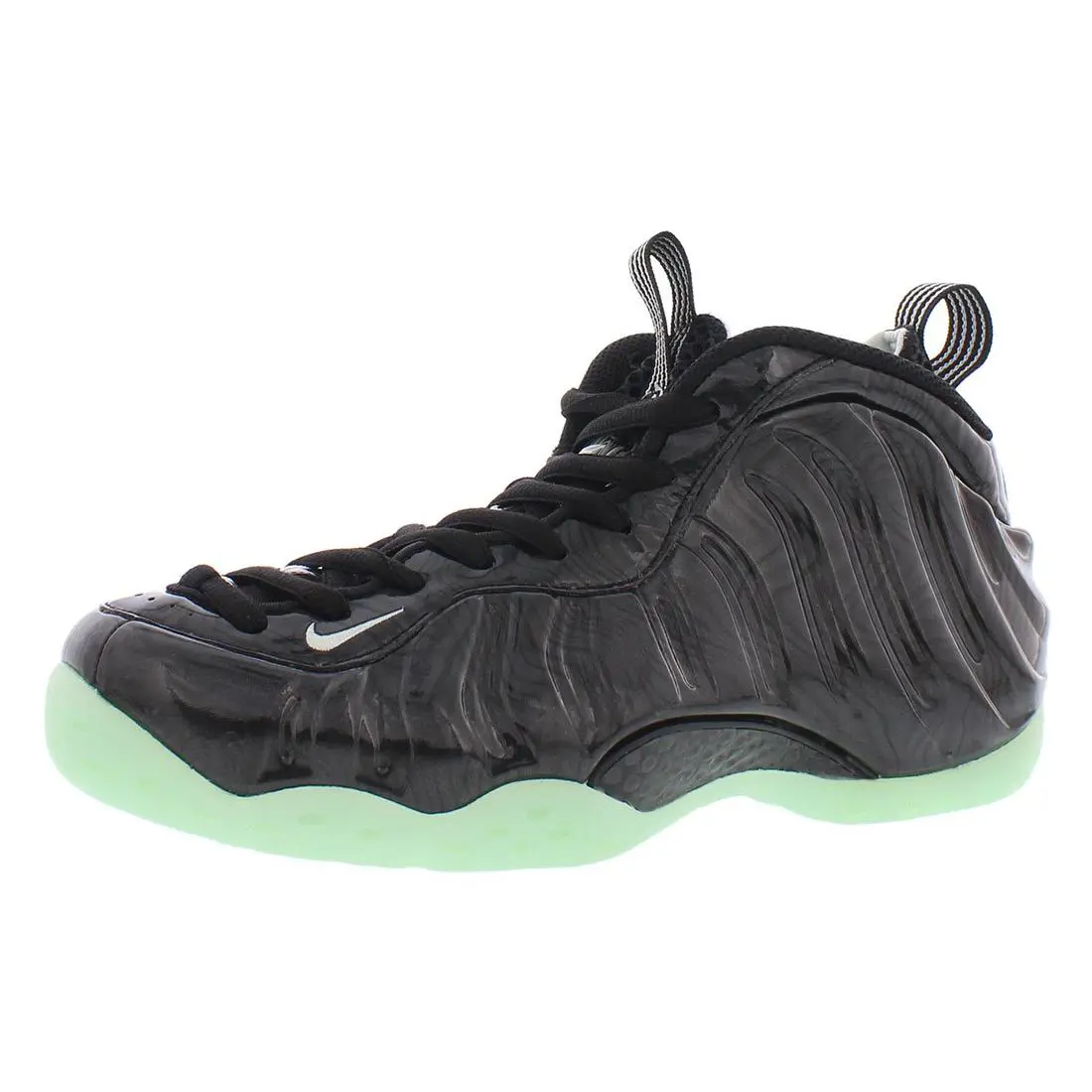 Nike Air Foamposite One As Unisex Shoes Size 6.5 Color: Black/green - Black, Full: Black/Green